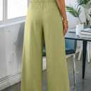 Allimy Women's Summer Ultra Lightweight Wide Leg Thin Tencel Cotton Work Dress Pants Dressy Casual 2026