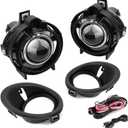 A ABIGAIL Driving Fog Lights Lamps Replacement for 2014 2015 14 15 Chevy Camaro LS/LT 3.6L V6 with H11-12V 55W Halogen Bulbs & Switch and Wiring Kit