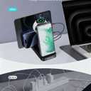 Wireless Charger for Samsung: 5 in 1 Samsung Wireless Charging Station for Galaxy S26 Ultra/S25/S24, Charger Stand for Galaxy Watch8/7/6/5/4, Charging Dock Stand for Android Multiple Devices, Black