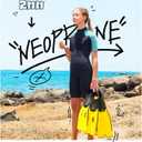 Dark Lightning Wetsuits for Men and Women, Mens/Womens Wet Suit for Cold Water, 3/2mm Wetsuit for Diving Surfing Snorkeling Kayaking Water Sports, XL