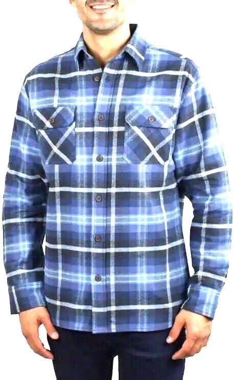 Jachs Men's Flannel and Thermal Long Sleeve Henley M