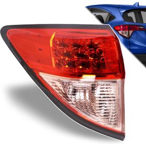 Tail Light Outer Compatible With 2016-2022 Honda HR-V HRV Sedan Left Driver Side Taillight LED Brake Without Turning Bulb Replace 33552-T7S-A01