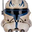 Evere SW Clone Arc Commander Helmet Cosplay Deluxe Halloween Collectible Prop (Captain Rex Helmet)
