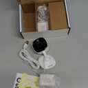 2K Cameras for Home Security-Outdoor/Indoor Camera for Dog/Cat/Pet/Nanny/Baby, Color Night Vision, White Light, Siren, 24/7 SD Recordings, Works with Alexa/Google Home, C1-White-2P (2.4Ghz WiFi)