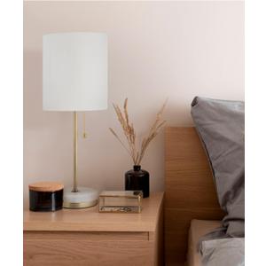 HarvestLand Pure 21 Table Lamp for Living Room and Bedroom  Farmhouse End Table Lamp for Nightstand or Sofa Side  Bedside lamp, Decorative lamp, Living Room Lamps for end Table