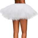 Spooktacular Creations Women Tutu Skirt Costume Adult Halloween Tutus for Halloween Costume Cosplay Party (White)