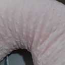 Nursing Pillow Cover Breastfeeding Pillow Cases Plush Dot Slipcover (Light Pink)