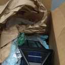 Darkaway Solar Outdoor Wall Lights, Dusk to Dawn Outside Wall Sconce Lighting with Remote, Black Exterior Light Fixture for House Porch Yard Hallway Doorway Garage (Medium)