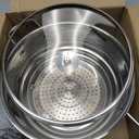 Made In Cookware - Stainless Steel Pasta Insert - Premium Stainless Steel - Professional Cookware - Crafted in Thailand - Fits 6 and 8 QT Stock Pots