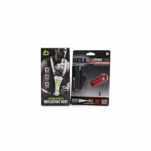 Bike Set LED High Visibility Reflective Vest And Light Set