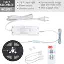 Armacost Lighting 421501 Ribbon Flex Home Tunable White LED Tape Light Kit with Remote, 16 ft