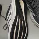 adidas Women's Response Pace Running Sneaker (8.5, Black/White/Silver Metallic)