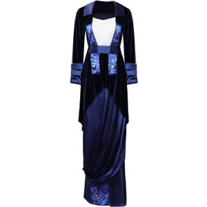 Titanic Rose Dress Costume Adult Women Rose Cosplay Costume Halloween Party Cosplay Rose Outfits (X-Large, Blue) Titanic Rose Dress Costume Adult Women Rose Cosplay Costume Halloween Party Cosplay Rose Outfits (X-Large, Blue)