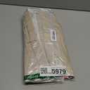 JPF Men's 2 Piece Slim Fit Suit Set, Solid Vest and Pants Suit for Men with Tie (X-Large, Light Champagne)