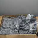 Realspring 6 Pcs Inflatable Bean Bag Chairs for Adults with Electric Air Pump, Blow up Couch Folding Portable Inflatable Couch Lazy Sofa for Outdoor Movie Nights Camping Room (Gray) (Grey)