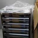 Stainless Steel Commercial Kitchen Hood Filter 19.5 W x 15.5 H Inch Range Hood Baffle for Grease Rated Commercial Kitchen Exhaust Hood 4 Grooves Hood Filter (5 Pack)