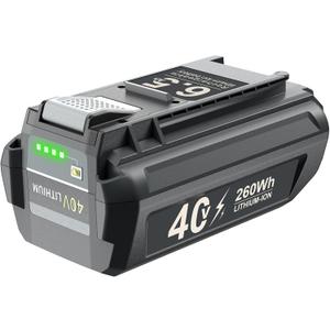 6.5Ah 40V Lithium-Ion Battery for Ryobi, Replacement Battery for Ryobi 40V Power Tools OP4040 OP403A OP401 ZROP401 OP400A