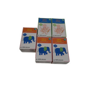 Jigsaw Puzzle Elephant And Octopus Shaped 5 Pack