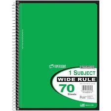 Top Flight Theme Book - College Ruled - 3 Pack