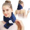 AOBOCO Electric Neck Heating Pad - 30"8" Heated Neck Wrap for Soreness Stiffness, 86-158 Temp Setting & 90min Auto Shut-Off, Gifts for Women