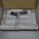 kakoya Flickering Flameless Candles Battery Operated with Remote and 2/ 4/ 6/ 8 H Timer Acrylic Led Pillar Candles Pack of 9 (appr D2.3"xH5.5"6.5"7.5")with Realistic 3D Wick Candles for Home Decor(White)