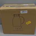 Glass Water Pitcher with Lids and Handles, Hot and Cold Water Bottles, Heat-Resistant Borosilicate Glass Water Jugs, Used for Cold Brewed Tea, Coffee, Lemonade, and Homemade Beverages(2.5L 2PCS)