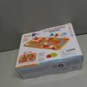 STEM Logic Road Builder Toys: Board Games Toys for 5 Year Old Kids, Montessori Brain Teaser Puzzles Educational Learning Activities Toy for Kid Ages 3 4 6-8 12 Boys Girls Gifts (Orange 32PCS)