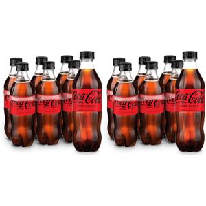 Coke Zero Sugar Diet Soda Soft Drink, 16.9 fl oz, 12 Pack, FEB 02/26