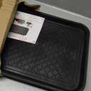 Ottomanson 15" x 30" Multi-Purpose Boot Tray Waterproof Shoe & Pet Feeding Spill Tray, Litter Box & Pee Pad Holder, Painting & Planting Mat, 1.2" Raised Edge Floor Protection