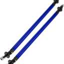 2pcs 200mm/7.87in Car Splitter Support Rods Adjustable Front Rear Bumper Lip Splitter Strut Rod Tie Support Bars Aluminum Alloy Bule