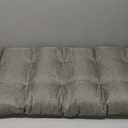 Bench Cushion 54 inches,Indoor/Outdoor Non-Slip Tufted Cushions, Premium Waterproof Linen, Soft Piano Sofa Cushions, High-Density Memory Foam(Light Grey-54x16x4in)