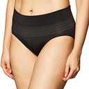 Warner's womens Warners Womens No Pinching, No Problems® Dig-free Comfort Waist Smooth and Seamless Hipster Ru0501p,Black, L