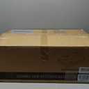 Semi Recessed Bathroom Sink 21"x13" Vessel Sink Drop-in White Porcelain Ceramic Modern Rectangular Sinks Basin Vanity Sinks with Overflow for Bathrooms