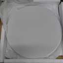 DARENYI 4Pcs Glass Round Mirror Tile, 6 Inch Self Adhesive Sticker, Small Circle Sheet for DIY Crafts, Plates Trays for Wedding Table Centerpieces Walls Decor