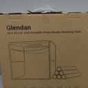 Glendan Light Box Photography, 16"x16" Portable Photo Light Box with 112 LED Lights & 6 Kinds of Double-Sided Color Backdrops and Adjustable White Light, Soft Light, Warm Light for Product Photography (16*16Inch-Upgraded)