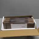 QEEIG Floating Shelves for Wall Bathroom Shelf Bedroom Kitchen Living Room Hanging Book Shelves Small Farmhouse Decor 16 inch Set of 3, Rustic Brown (015-BN3)