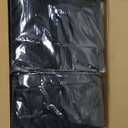 Fitted Tablecloth for 8 Foot Rectangle Tables-6 Pack Black Elastic Outdoor Picnic Table Cover-Spandex Stretch Folding Table Cloths 8ft for Camping Dining Room Patio Kitchen Banquet Party