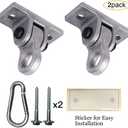 Heavy Duty Metal Color Swing Hangers Screws Bolts Included Over 5000 lb Capacity Playground Porch Yoga Seat Trapeze Wooden Sets Indoor Outdoor 2 Pack