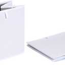 Amazon Basics Cube Organizer Bins, Collapsible Storage Baskets for Shelves, White, Pack of 6, 13x15x13"