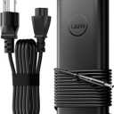 130W 4.5mm Round Tip AC Adapter Laptop Charger Dell XPS 15 7590 9530 9550 9560 9570 Compatible with Inspiron 7348 Precision 5510 5520 5530 5540 HA130PM130 0V363H DA130PM130 06TTY6 Power Supply Cord