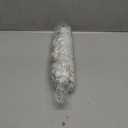 Christmas Snowflake Placemats Set of 6 White Winter Embroidered Table Placemats Washable Round Snow Flake Table Mats for Xmas Party Holiday Wedding Dinner Decoration (Snowflake Style, 14 x 14 Inch)