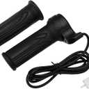 1 Pair Waterproof EBike Twist Speed Throttle Handle 12V 24V 36V 48V 72V for Electric Bike Scooter 7/8inch (22mm) Handlebars