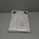 NICETOWN Natural 100% Blackout Linen Curtains 84 inch Long Burg for Living Room, 2 Panels, 52" Wide, Farmhouse Thick Completely Blackout Window Treatment Thermal Insulated Warm Drapes for Winter