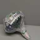 Bridal Wedding Bouquet with Luxury Rhinestone Brooch Bling Bouquet for Bride Bridesmaid Quinceanera Satin Rose Flower Bouquet Wedding Dusty Pink and Navy Blue 8.3in