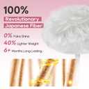 REECHO Hair Topper, Short Wiglet Hair Topper for Women with Thinning Large Coverage Synthetic Top Crown Hairpiece for Women - Silver White