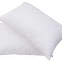 Niagara Sleep Solution Quilted Pillows for Sleeping 2 Pack Standard Size White Side Stomach Back Sleepers Super Soft Hotel Quality Pillows Pair Premium Super Soft Hollow Fiber Filled Down Alternative