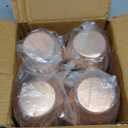 Moscow Mule Mugs Set of 4-100% Pure Copper, 16oz Large Food Safe Solid Copper Cups, Premium Moscow Mule Gift Set for Cocktail Lovers, Perfect for Home Bar and Party