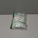 10 Pack Keystone Wall Plate 1 Port, White Decorator Insert Cover for Ethernet, HDMI, Coax, Cat6 Cat5, RJ45, Home & Office Installations