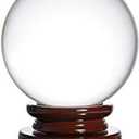 LONGWIN Huge Crystal Ball 250mm(9.8 inch) Feng Shui Ball Sphere with Free Wooden Stand