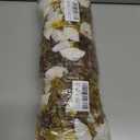 Fake Mums Artificial Fall Flowers Fake Plants for Outdoors Autumn Decor, 12 Bundles White Silk Morning Glory with Eucalyptus Look Real UV Resistant Faux Flowers for Outside Planters Front Door Yard